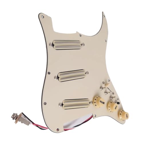 配線済みピックガードピックアップ ギター配線済みロードピックガード 11 穴 SSS シングルコイルピックアップ ST エレキギター交換部品