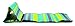 Camco Handy Mat with Strap - Perfect for Picnics, Beaches, RV and Outings - Green/Turquoise - 60
