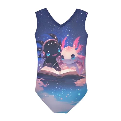 Image of Girls Swimsuits Size 3-14 Kids Summer Sleeveless One Piece Bathing Suit Beach V-Neck