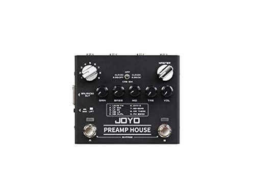 Pédale d'effet JOYO R15 Preamp House avec 18 simulateurs d'amplis et double canal mémorisable