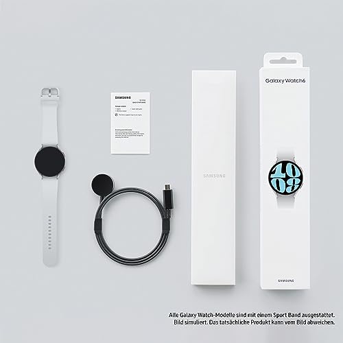 Samsung Galaxy Watch6 Sportuhr mit Gesundheitsfunktionen und Fitness Tracker