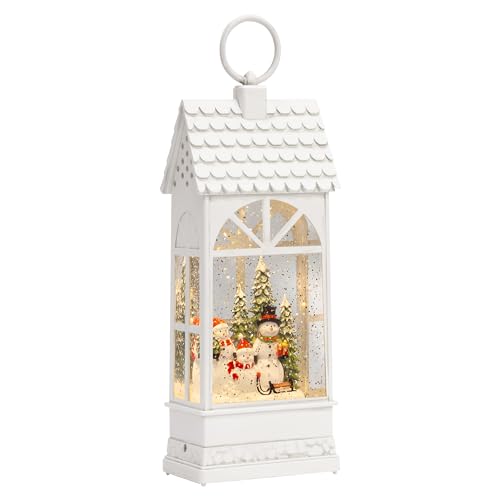 Easter White Womens or Mens Bday Present: Xmas Electronic Snow Gl...