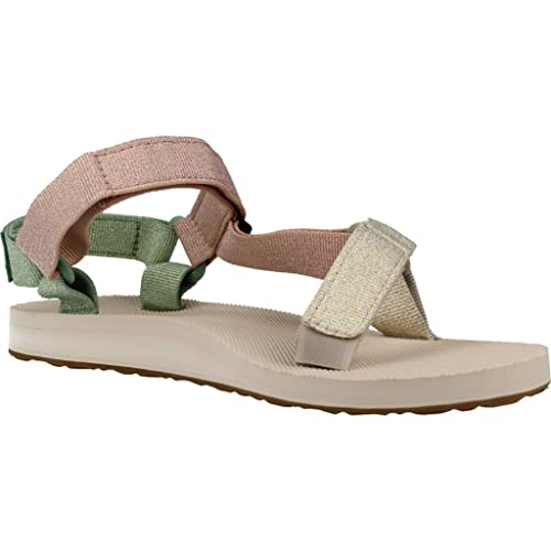 Image of Teva Women's Original Universal Metallic, Metallic Clay Multi, 9 M US