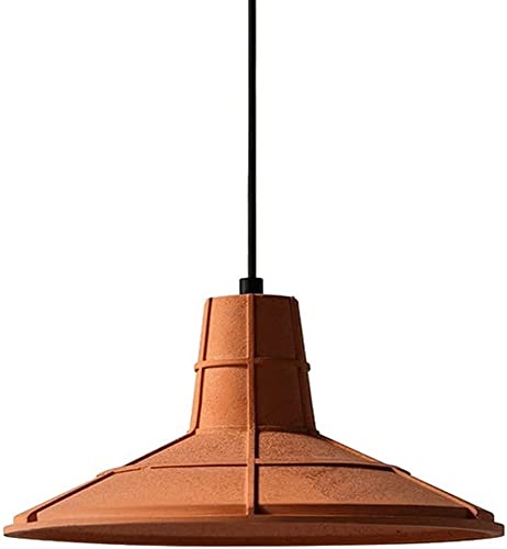 Aplique de pared en concreto geométrico con soporte ajustable WQHPLMD naranja