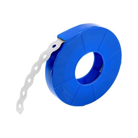 QWORK 30ft Metal Hanger Straps for Packing Cover
