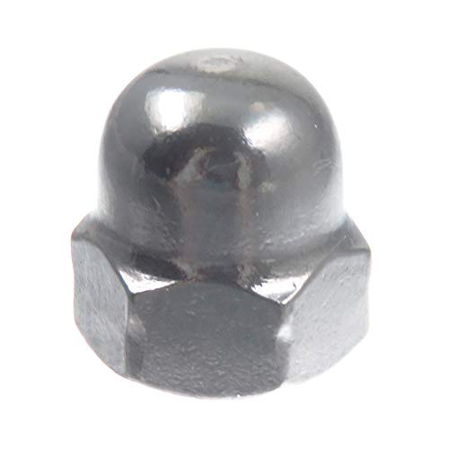 Tuerca ciega SECCARO M8, acero inoxidable V2A VA A2, DIN 1587, hexgono, forma alta, 20 piezas