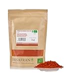 FRISAFRAN | Pimentón Ahumado dulce en polvo | 1kg | Pimentón en polvo | Ecológico | pimentón dulce molido | especia molida | pimenton español | Alto nivel en vitaminas y minerales | Origen ★ Murcia