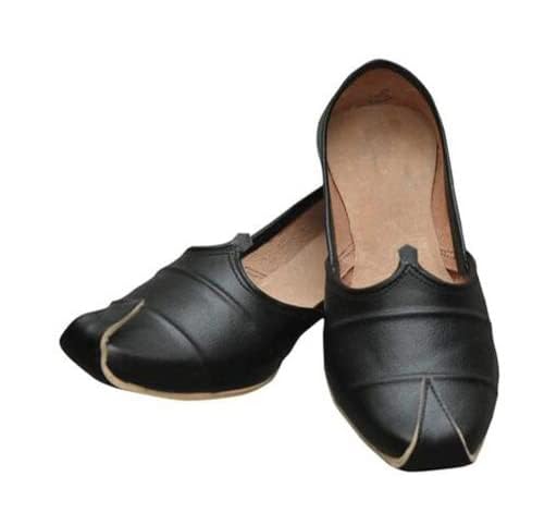 Vihan Creation Ethnic Leather Punjabi Jutti for Men Stylish Mojari for Men's Handmade Wedding Shoes GeJ-1798