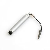 Mini Touch Pen Stylus/Pen SYSTEM-S Sistema S-Mini S capacitiva de lápiz óptico de Pantalla Extensible para Samsung Galaxy S3 Mini I8190 S III i9300, Plata