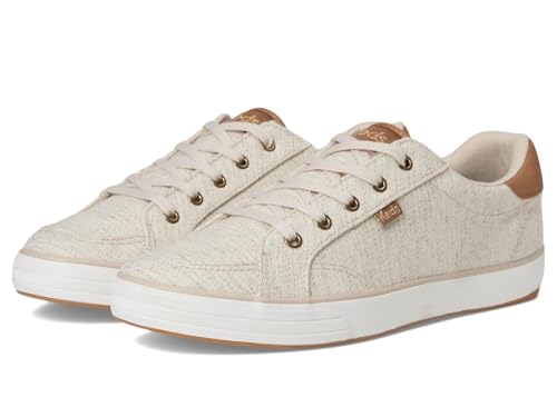 Keds Women's Center III Lace Up Sneaker, Oatmeal Fall Tweed, 11
