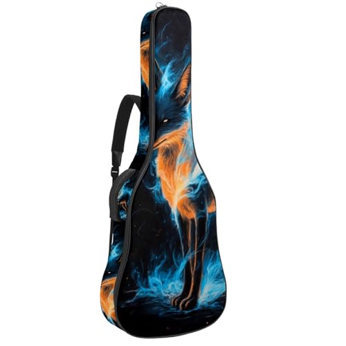 Étui souple guitare acoustique 109 cm imperméable avec sangle à dos