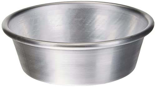 Pentole Agnelli Linea Pasticceria e Pizza Tortiera Conica in Alluminio con Orlo (H 6 cm), Argento, 16 cm