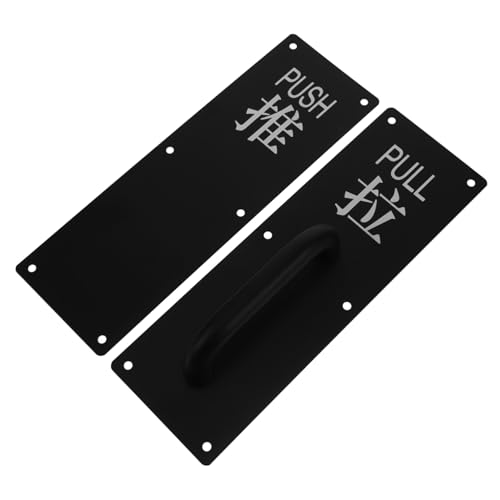 Hemobllo Tirador para Puerta Corredera de Acero Inoxidable Mango Push Pull Duradero y Moderno Manilla para Puertas Comerciales y Residenciales Diseño Funcional y Fácil Uso
