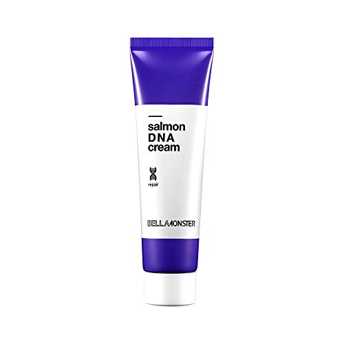 [BELLAMONSTER] Salmon DNA Cream 1.69 fl.oz. (50ml) - Skin Repairing Cream Containing Salmon DNA from Salmon Sperm, Regeneration of Skin for Damaged Skin, Heal Wounds, Firm and Elastic Texture Cream