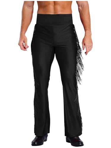 Costume de danse latine pour hommes brillant avec strass pour performance de salon