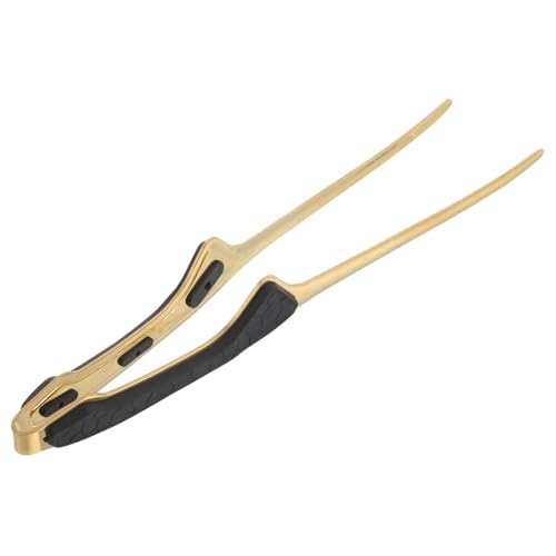 BESPORTBLE Heavy Duty Stainless Steel Bbq Tongs with Non Slip Grip Outdoor Grill Clamps for Camping Picnic and Barbecue Activities Durable Compact Design for