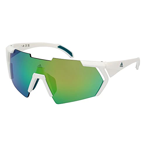 adidas Sport CMPT Aero Brille, Weiß/Other, 00/0/140 für Herren, Weiß/Other
