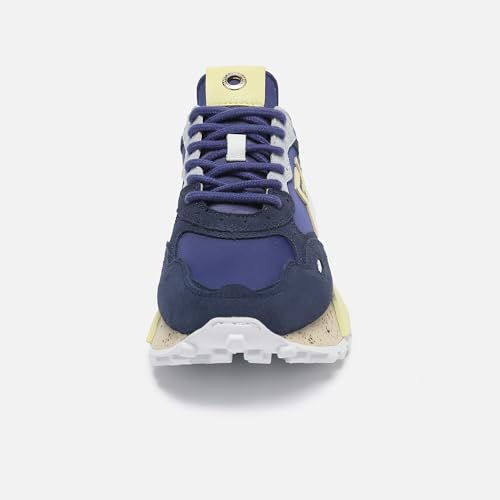 Image of The NSJ358 is a Modern Sneaker Made of Leather and Premium Suede Plus mesh and Nylon. Made by a Stylish Design with Classy Touch.