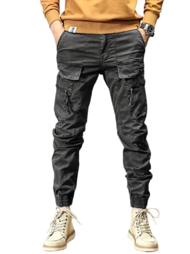 Image of Lymio Cargo for Men || Cotton Cargo Pant || Drawstring Waist Pant (Also Available in Plus Sizes) (66-69)