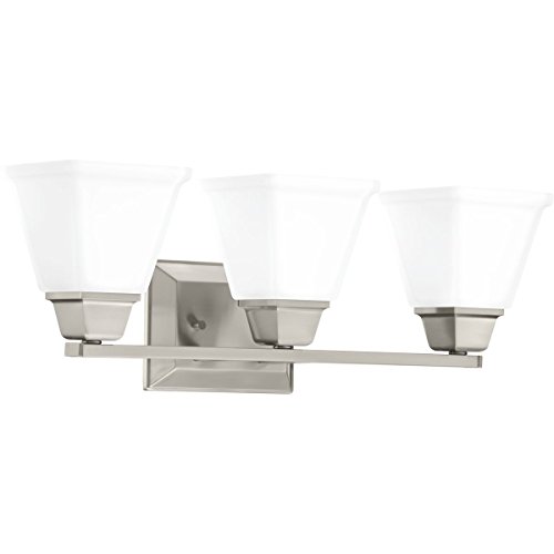 Progress Lighting P300160-009 Clifton Heights Bath & Vanity, Brushed Nickel, 8.38x23.00x23.00