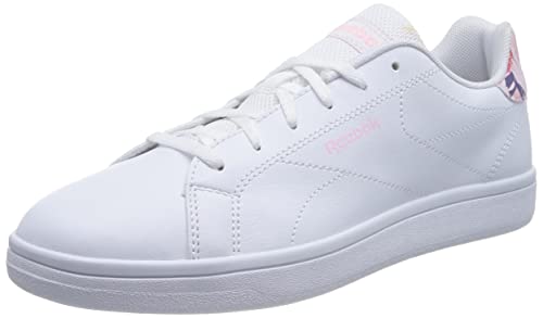 Reebok Royal Complete Clean 2, Basket Femme, Chaussure Blanche Rose Brillant Cerise, 37 EU