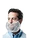 Economical Disposable Bouffant Beard Cover/ Protector, Beard Nets (Non-Woven, Latex-Free)-- Food Industry, Restaurants, Cooking, Healthcare Facilities and More--Bonus Alcohol Pads Include
