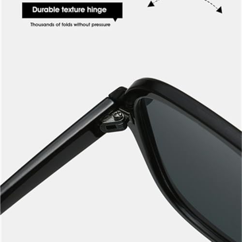 Lunettes de soleil rétro style léopard avec verres transparents dégradés - 4