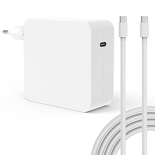 Chargeur Mac Book Pro USB C 96W Compatible avec Le MacBook Pro/Air 13'' 14'' 15'' 16 (2018~2022) Lenovo ThinkPad,HP,ASUS,Samsung,Huawei Matebook,Xiaomi,Acer,Google,Chromebook,Ordinateur Portable