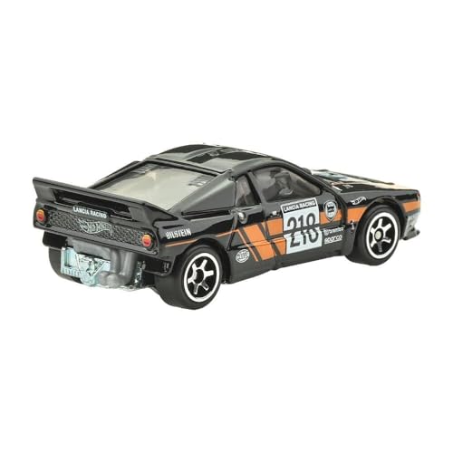 Hot Wheels Silver Series Rally Racers Lancia Rally Negro 1:64 miniatura 3