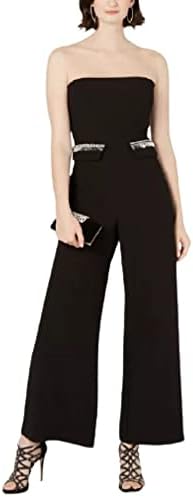 28th & Park Embellished Illusion Jumpsuit, Black 8