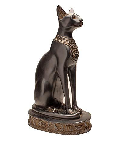Estatua Diosa Bastet Egipcia Negra 13 Pulgadas miniatura 1