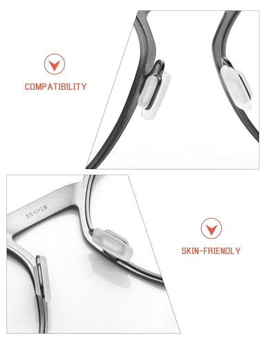 Bwake Replacement Nose Pieces Pads for Costa Del Mar South Point/Fernandina/Shipmaster/Ponce/Cook/Wader/Flagler/Peli4