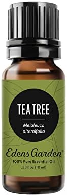 Edens Garden Tea Tree Essential Oil- 100% Pure Premium Grade, Undiluted, Natural, Therapeutic, Aromatherapy, The Best for Diffuser, Hair, Humidifiers, Kid Safe 10 ml (.33 fl oz)
