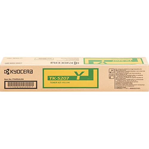 Cartouche TK5207Y Kyocera jaune à haute autonomie 12 000 pages pour des rendus nets