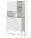 Alacena de Cocina, Aparador Comedor, Mueble Auxiliar 5 Puertas + 1 Cajon...