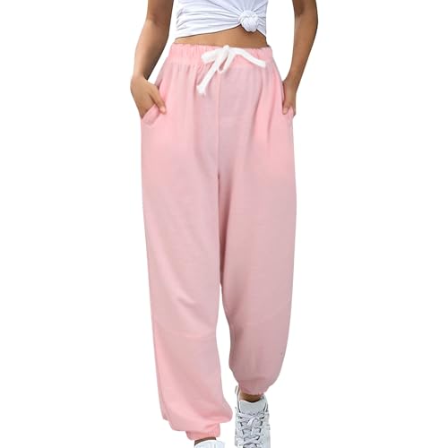 Pantalon de jogging pour femme rose parfait pour le homewear