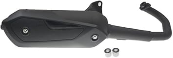 Tecnigas Silent Pro Auspuff Für Piaggio NRG Power DT 50 – Mehr Leistung, E-Prüfzeichen, Für 2-Takt Motoren