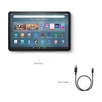Amazon Fire Max 11-Tablet (Neueste Generation), unser bisher leistungsstärkstes Tablet, mit klarem 11-Zoll-Display, Octa-Core-Prozessor, 4 GB RAM, 14 Std. Akkulaufzeit, 128 GB, grau, mit Werbung – Ansicht 5