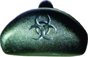 Aries Laser Designs JP-7 Slug Plug Engraved with Biohazard; Fits Gen 4 Glock Pistols; Models 20, 21, & 41