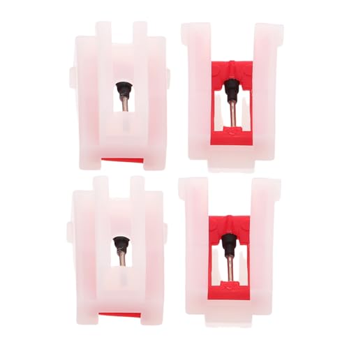 ULDIGI Vintage Record Player Needle 4pcs Replacement Stylus Turntable Needles for Universal Compatibility
