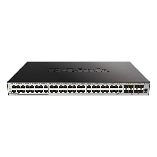 Image of D-Link 28-Port Gigabit Smart Managed Ethernet Switch | 44 GbE + 4 SFP Combo + 4 10G SFP+ Ports | L3 | 6kV Surge Protection (DGS-3630-52TC /SI)