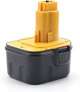 PONDWAY NI-CD Battery Replacement for Dewalt Drill, Power Tool/Cordless Saw/Drill 0700905330 0700900320 700900320 2800 Series/DC Series/DW Series 18Wh,12V,1500mAh (Flash light)