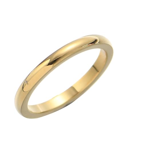 Bague vintage femme en acier inoxydable, lot de bagues empilables polies