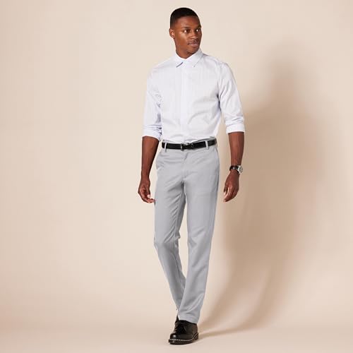 Image of Amazon Essentials Men's Slim-Fit Flat-Front Dress Pant