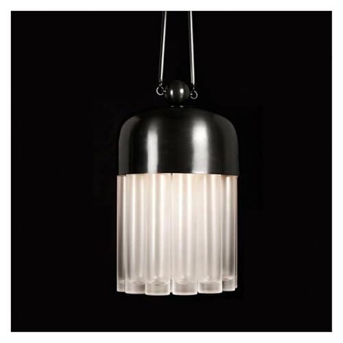 Iluminación Colgante de Estilo V en Vidrio y Metal de Alta Densidad