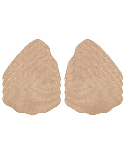 NOOD The Game Changer Adhesive Lift & Shape Bra - Reusable Sweatproof Breathable - 4 Pairs Soft Tan Size 2