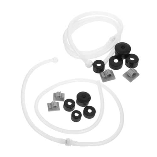 Housoutil 2Sets Soap Dispenser Extension Kit Silicone Hose with Check Valve for Kitchen Bathroom for Space Efficiency Easy Installation Durable Design