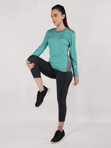 Image of CHKOKKO Tshirt for Woman Regular Fit Gym Workout Lightweight T Shirt for Women Breathable Round Crew Neck T Shirts for Sports Like Training, Running