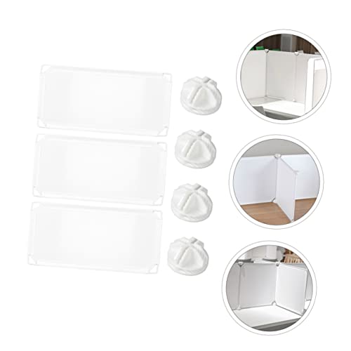 Angoily 3 Conjuntos De Placas De Proteção De Tela De Mesa De Restaurante De Escola Independente Divi