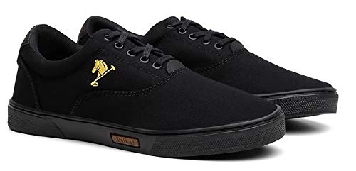 Kit 2 Pares Tênis Sapatênis Polo joy Casual Masculino LLpz E (48, branco/preto-preto amarelo)